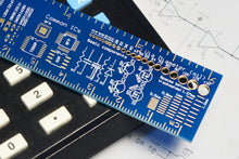 Load image into Gallery viewer, Clearance Sale Premium Quality Nixie-themed PCB Ruler v1
